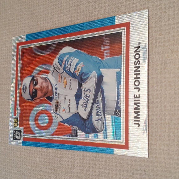 2022 Donruss Optic Jimmie Johnson Swirl Wave Prizm NASCAR - Picture 1 of 2